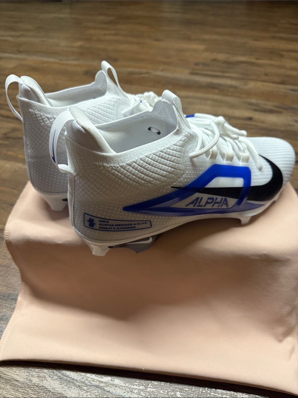 Nike Men's Alpha Menace 4 Elite Football Cleats “Team Blue”